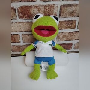 Disney Kermit The Frog Muppet Babies 12" Green Plush